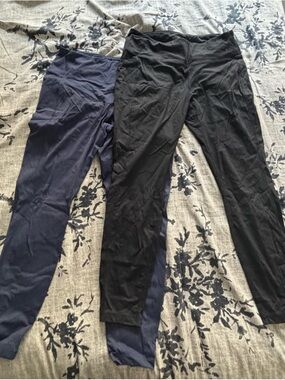Mondetta Black and Navy Leggings Duo